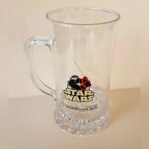 Clear Plastic Mug, Wilkes-Barre Scranton Penguins Hockey Souvenir, 6"